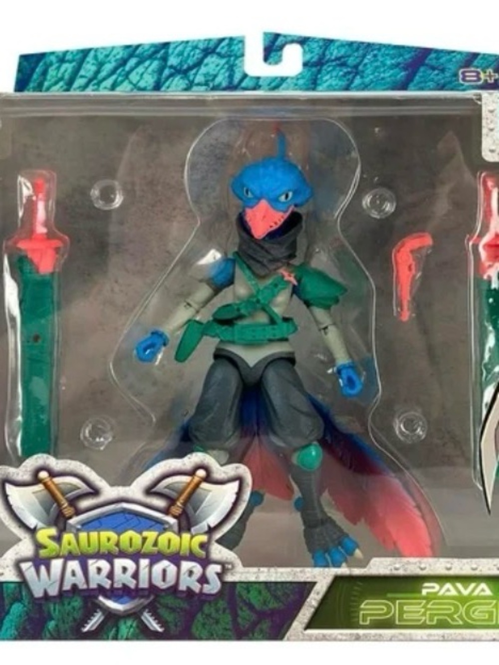 Saurozoic Warriors W2 Pava Pergia Ninja Archaeopteryx Action Figure Boss Fight